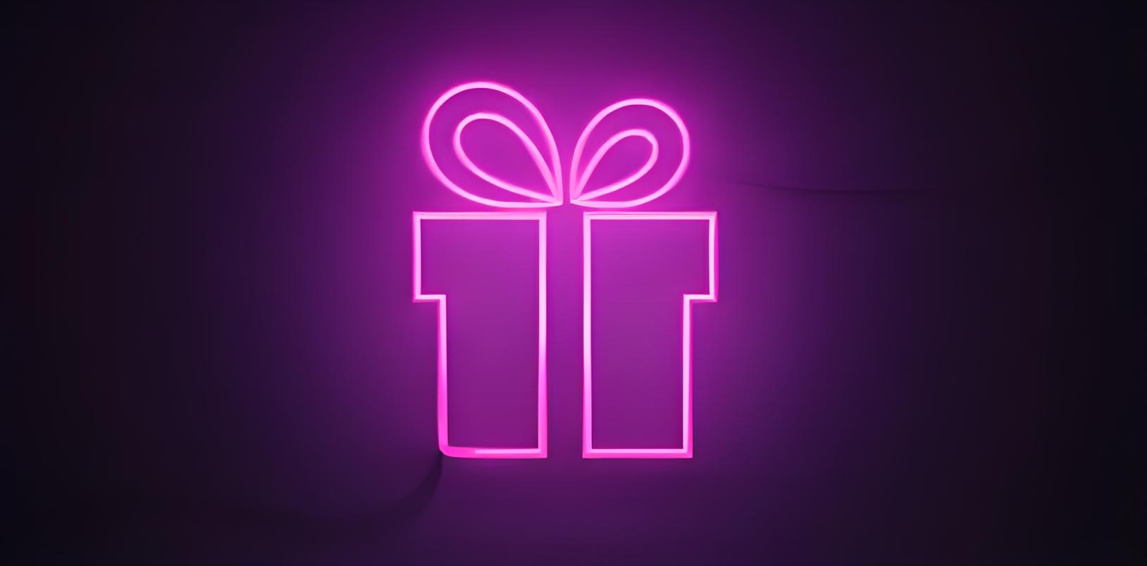 How to use neon sign at Christmas