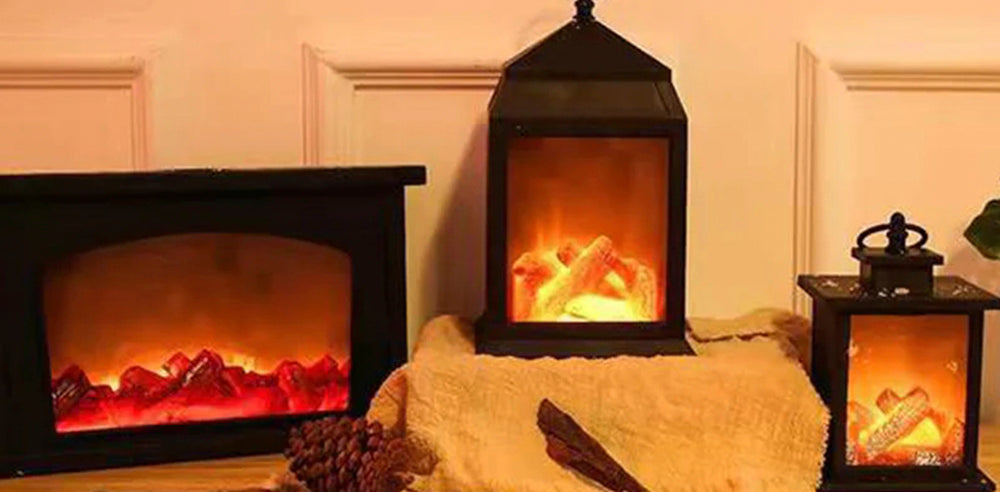 Create a Cozy Ambiance with Our LED Flame Effect Lamp