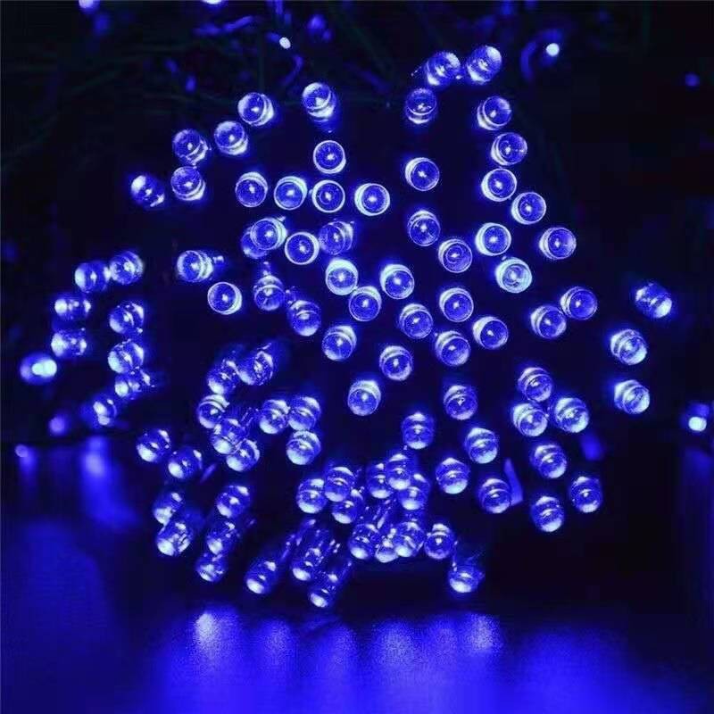 Quntis 170.6 pies 500 LED luces de cadena solares recargables por USB con control remoto – Luces de hadas exteriores impermeables IP44 para decoración de jardín y patio