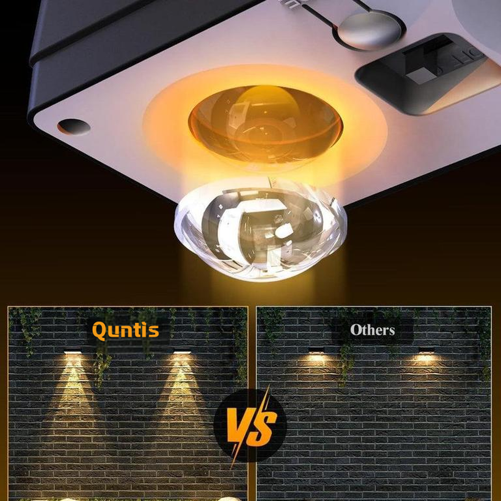Solar Fence Lights with 12 Modes RGB Color Glow LED Solar Lights Outdoor Waterproof, Solar Lights for Patio, Backyard, Deck, Fence