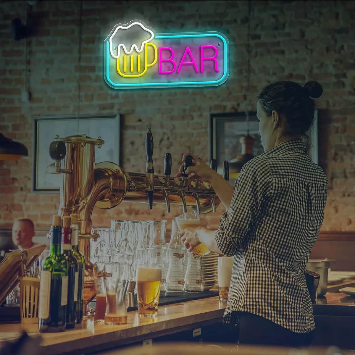 Bar Neon Sign for Home Bar Man Cave Nightclub Beach Store Design Holiday Celebration Party Decor Beer Bar Signs Dimmable Neon Lights signs