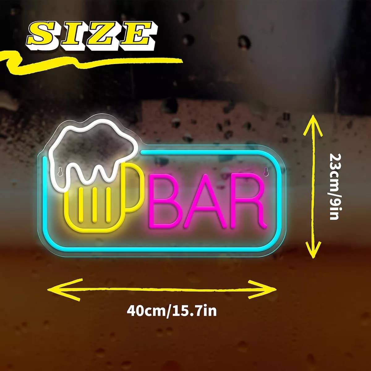Bar Neon Sign for Home Bar Man Cave Nightclub Beach Store Design Holiday Celebration Party Decor Beer Bar Signs Dimmable Neon Lights signs