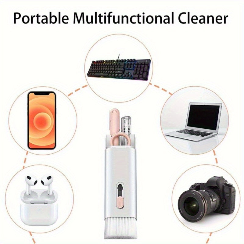 7-in-1 Keyboard Cleaning Tool Set – Multi-Functional Dust Removal Brush for Laptop & Computer Keyboards