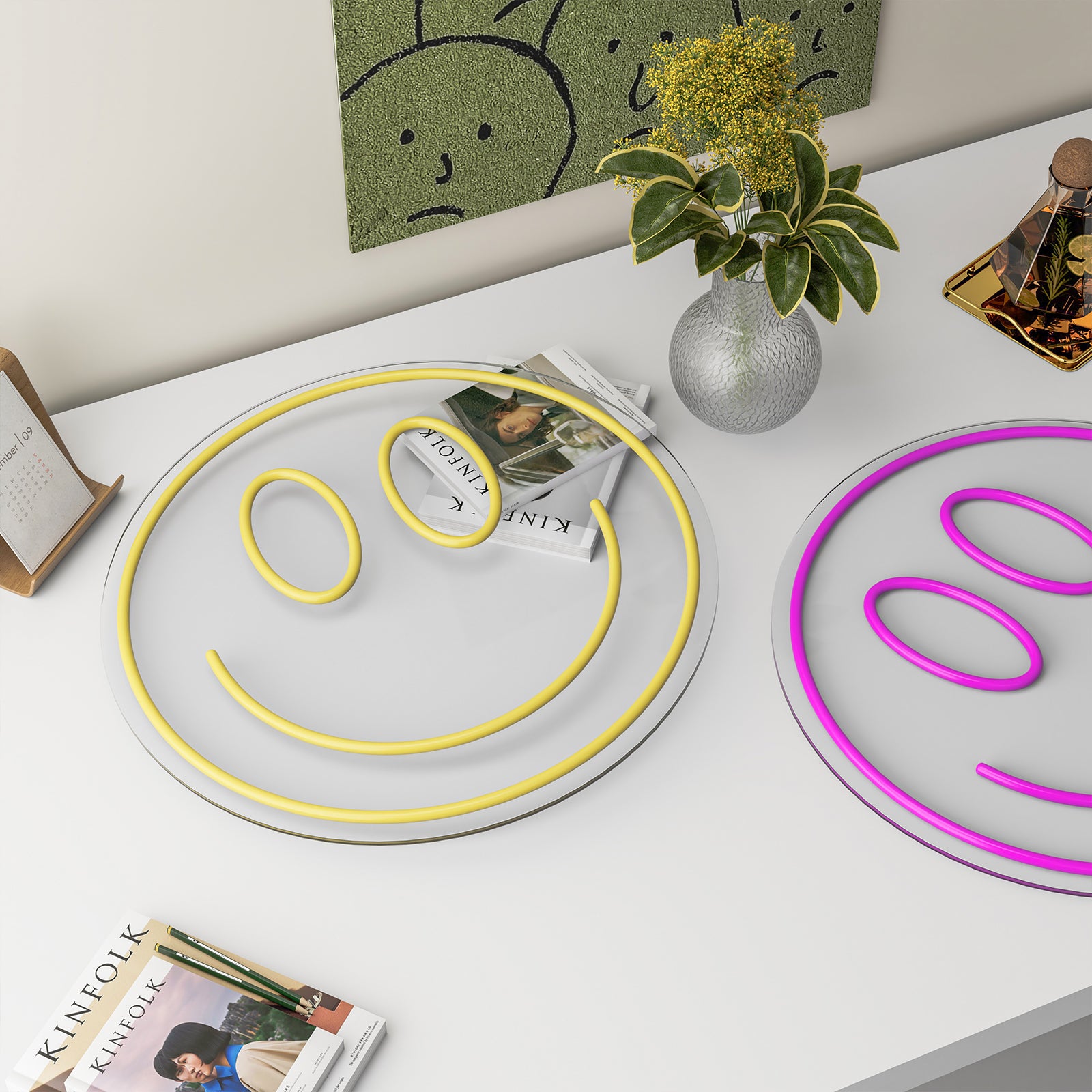 Bring the Happy Vibes Home – Smiley Face Neon Light That Glows with Positivity