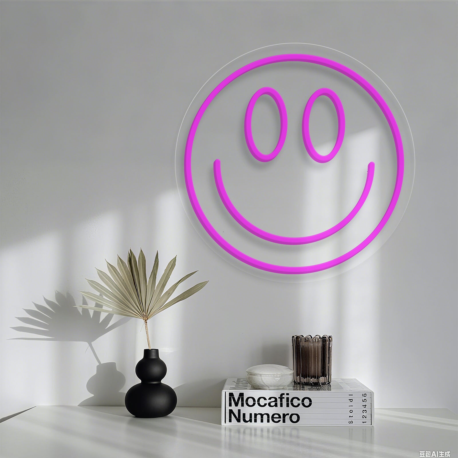 Bring the Happy Vibes Home – Smiley Face Neon Light That Glows with Positivity