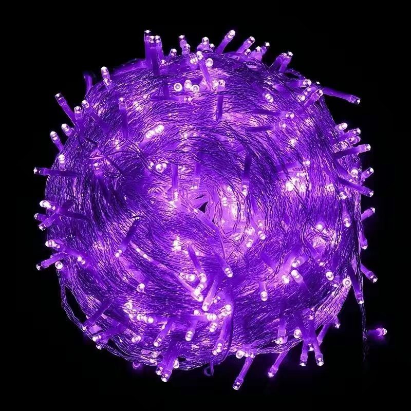 Quntis LED Plug-In Twinkling Starry String Lights – 164ft (50m) with 400 Lights for Outdoor Christmas & Holiday Decoration, Garden & Patio Lighting
