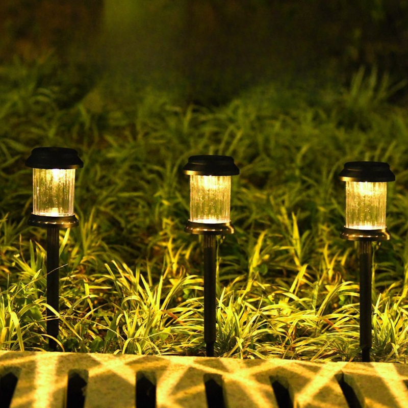 Solar Garden Lights Outdoor – Waterproof LED Landscape Pathway Lights, Decorative Lawn Stakes for Yard, Patio, Walkway