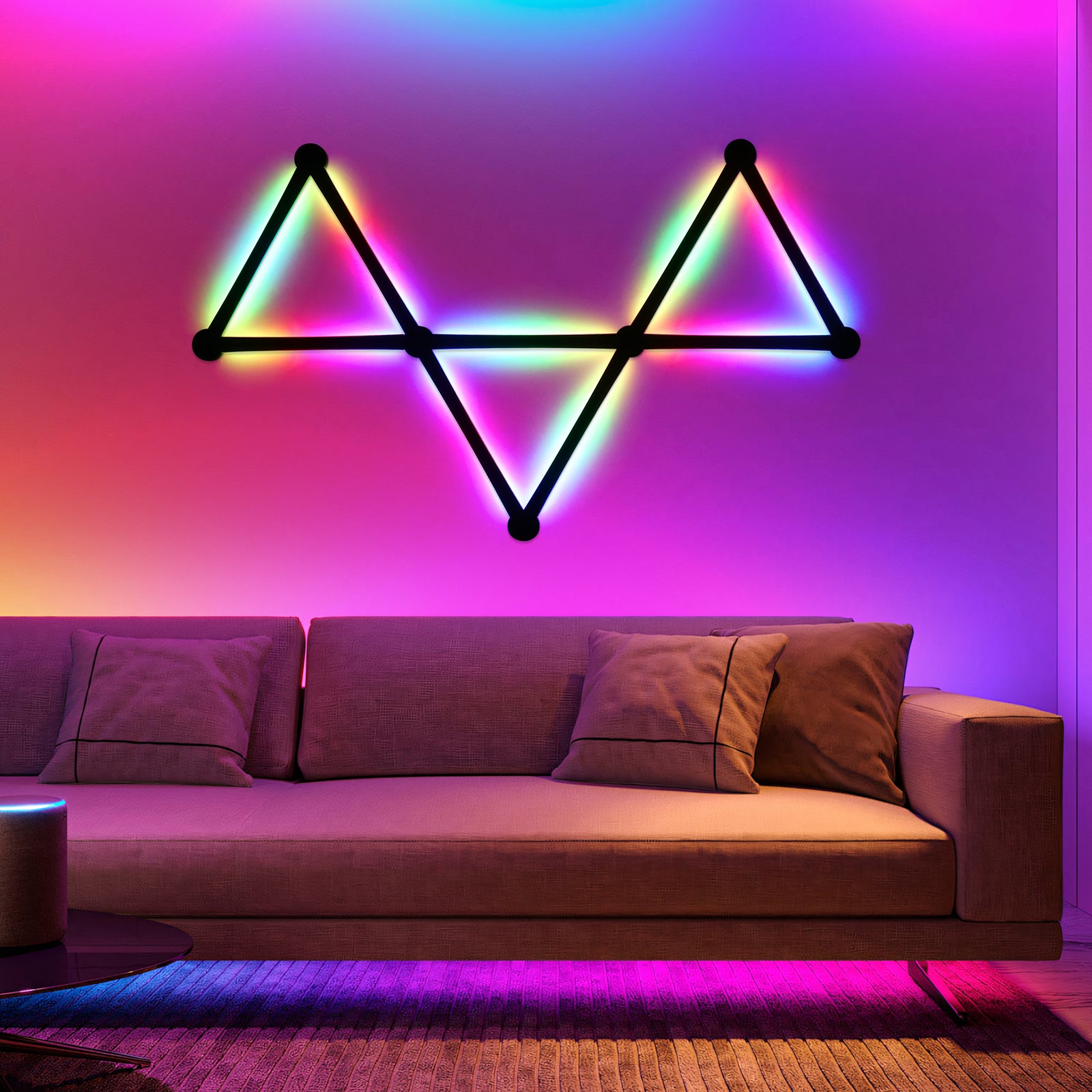 Glide Wall Lights, RGBIC LED Lights, Smart Gaming Lights RGB Light Bar, LED Wall Lights for Bedroom