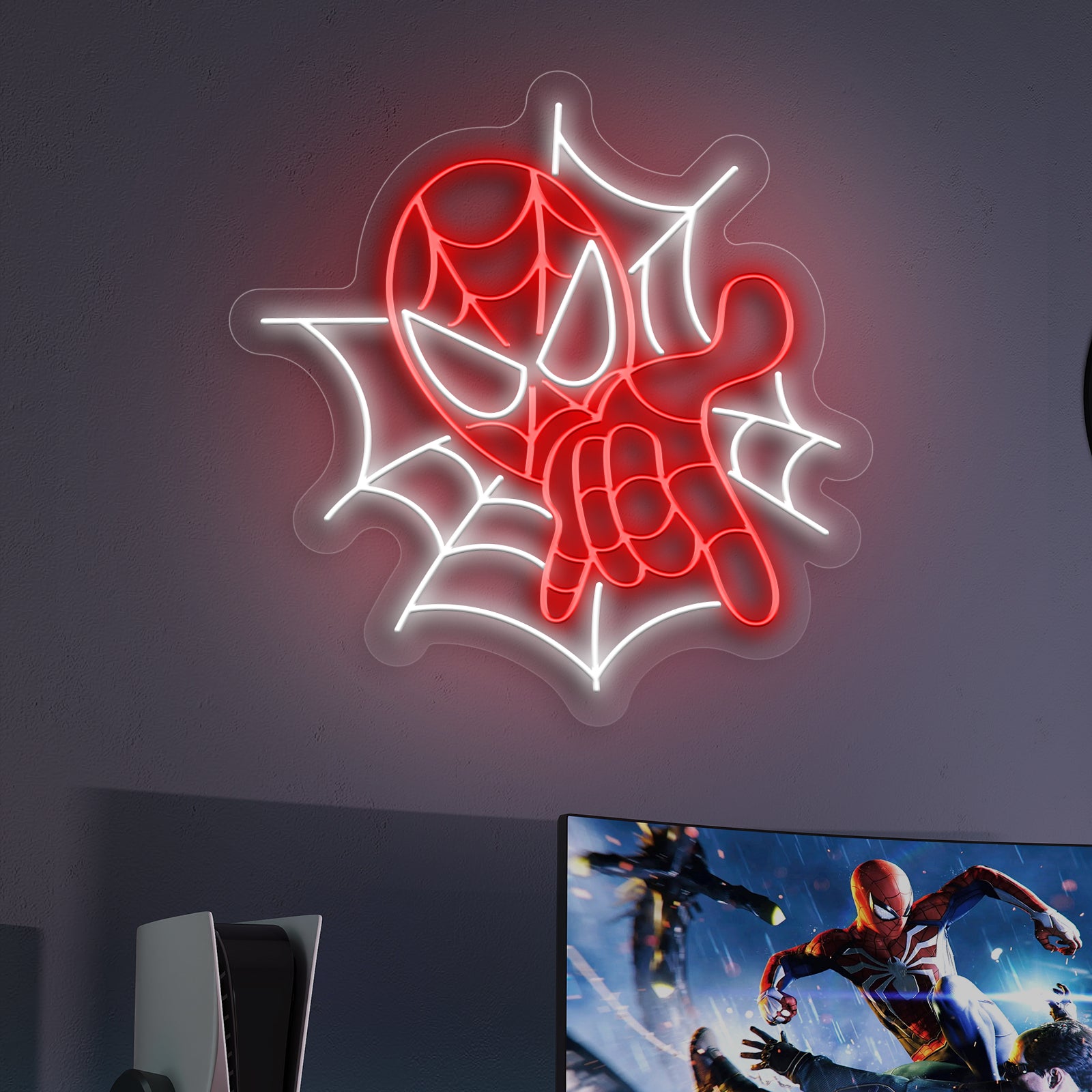 Vibrant Spider-Man Neon Sign "Vibrant Decoration" Created for Marvel Fans
