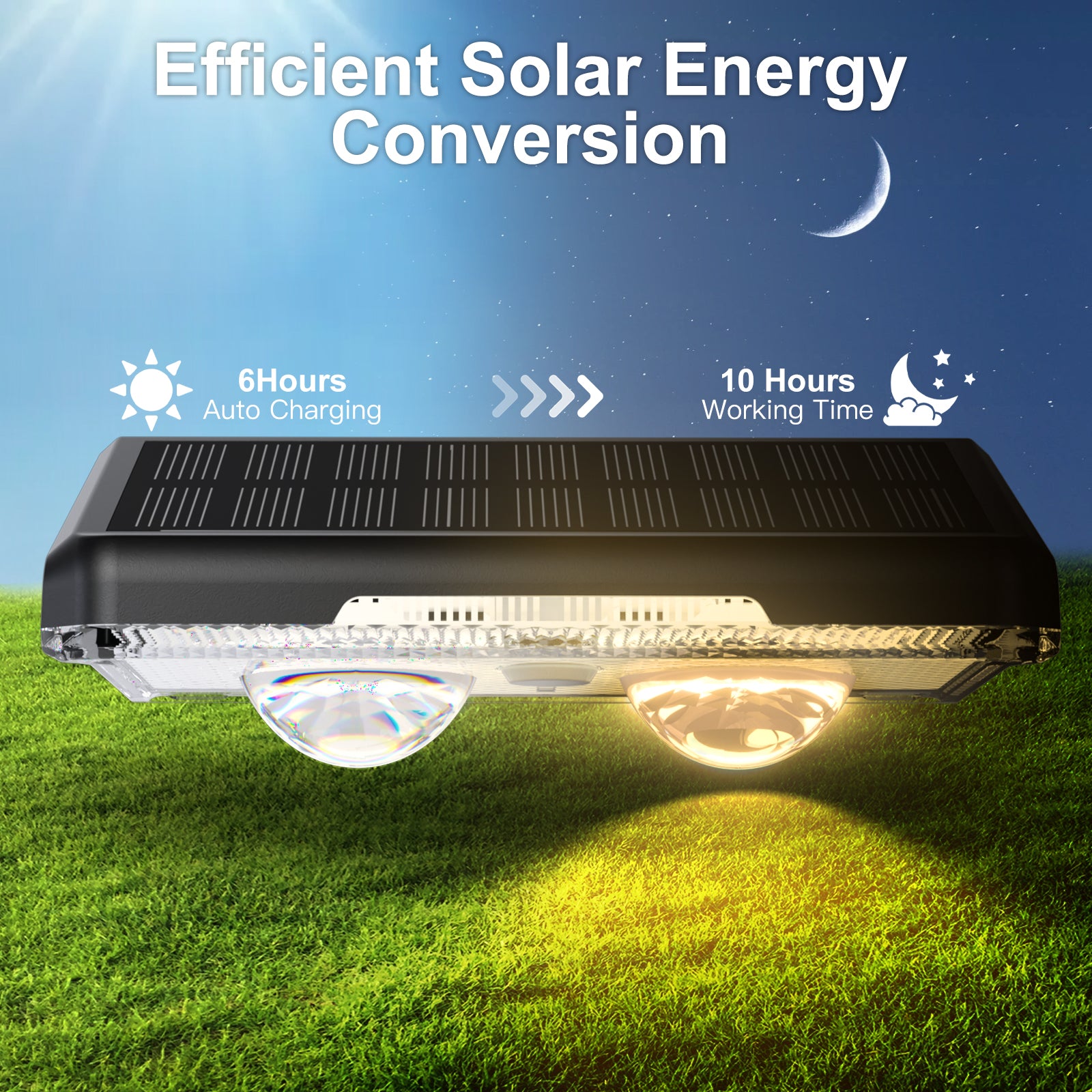 Quntis Outdoor Solar Wall Lights, 8 Pack Solar Fence Lights Warm White & 11 RGB Modes IP64 Waterproof Wireless Stick On Wall Lamps for Outside Garden Front Door Deck Stair Yard Railing Patio Decor