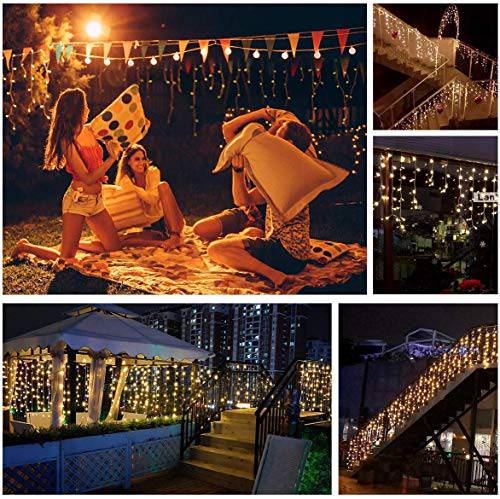 8 Modes LED Curtain Lights - 144 LEDs - quntis-service