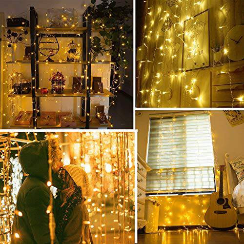 8 Modes LED Curtain Lights - 144 LEDs - quntis-service