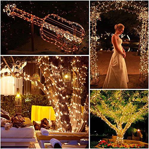 New Version Christmas Tree Lights with 8 Modes String Lights, Warm White (2 SIZE) - quntis-service