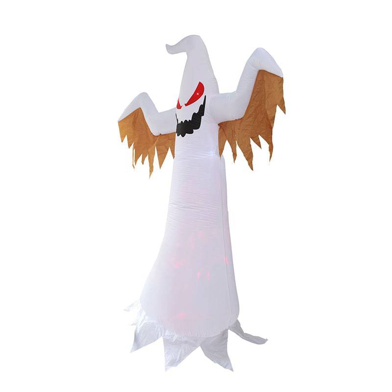 Halloween Inflatable Glowing Terror LED Ghost Halloween Decoration Prop (8ft High) - quntis-service