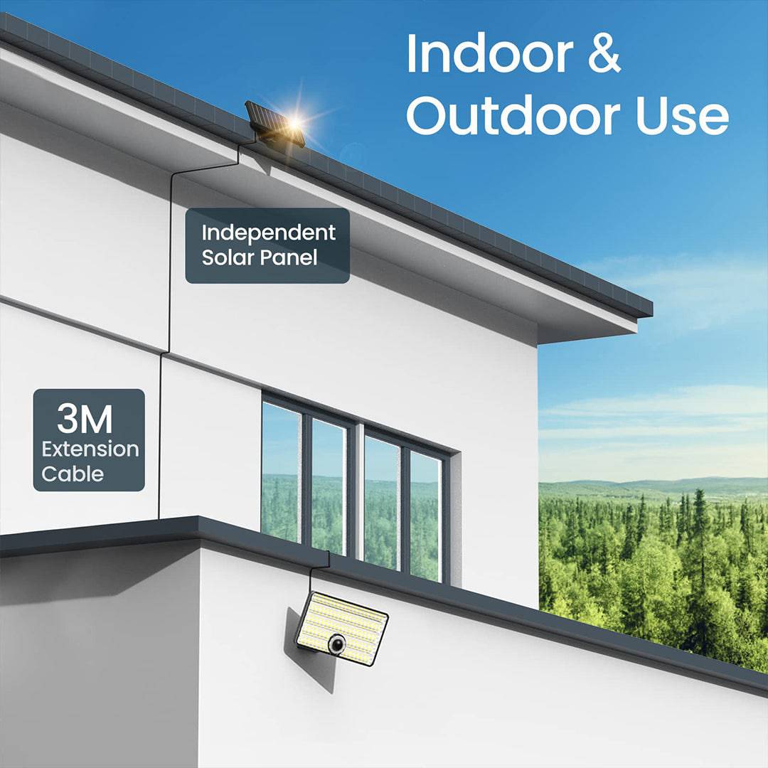 120°Wide Angle Illumination 85 LEDs Outdoor Solar Sensor Motion Flood Lights - quntis-service