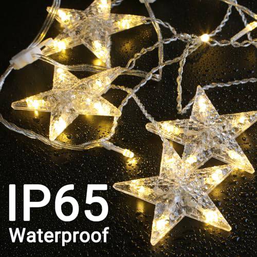 32 Stars 8 Modes Color Changing Christmas Lights ( 52 LEDs ) - quntis-service