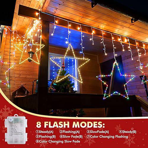 Foldable Large Star Color Changing Christmas Light with 8 Modes (19.6in) - quntis-service