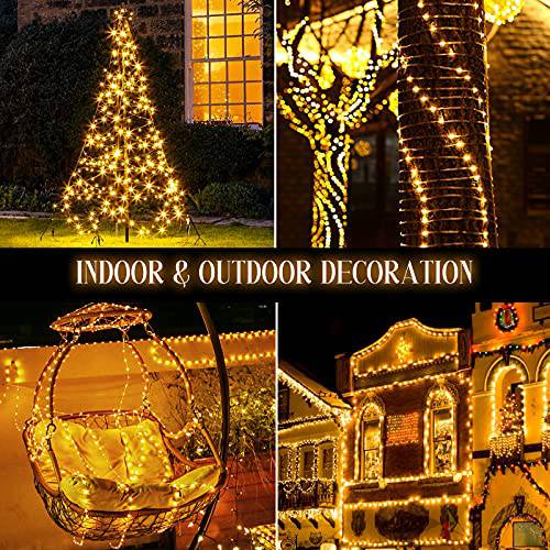 164ft Outdoor Waterproof 1000 LEDs Rope Lights with 8 Modes and Timer - quntis-service