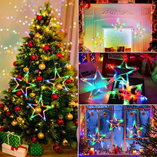 3 Star Christmas Twinkle Star Fairy String Window Lights - quntis-service