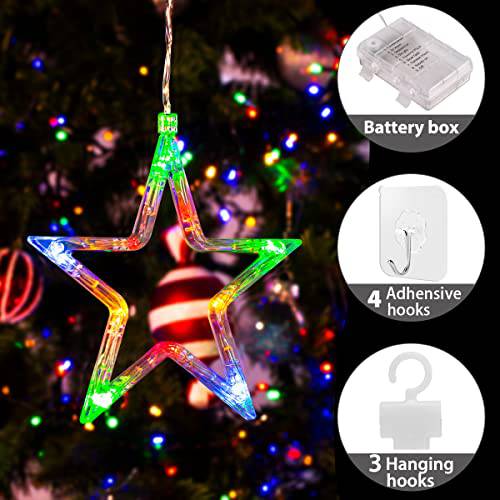 3 Star Christmas Twinkle Star Fairy String Window Lights - quntis-service