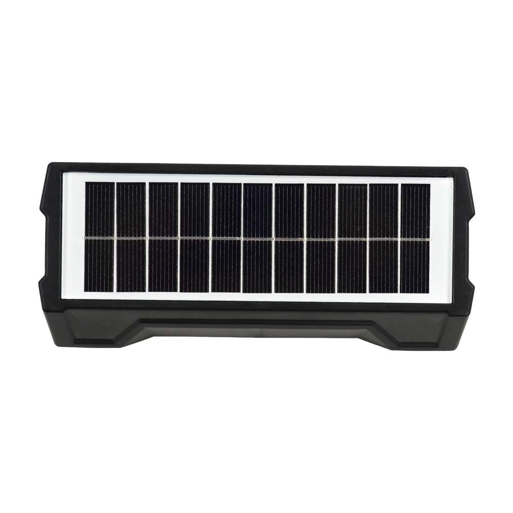 Super Bright 4-Head Solar Wall Spotlights – RGB Warm & White Light Modes Outdoor Wall Wash Lights, Auto On/Off, Waterproof Landscape Lighting for Garden, Patio, Fence