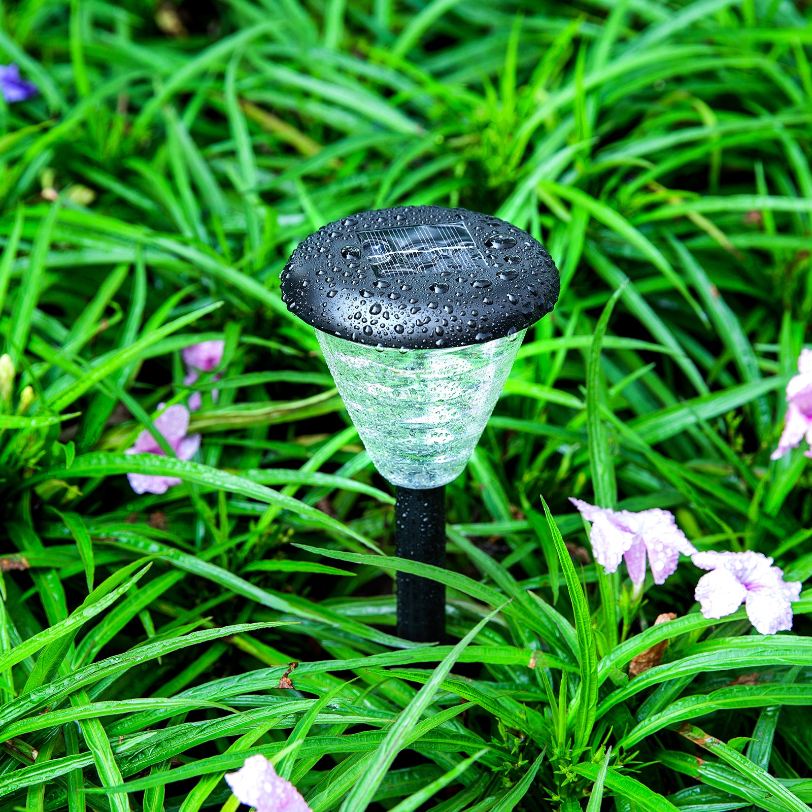 Solar Garden Stake Light – Outdoor Waterproof Motion Sensor Lamp for Yard, Lawn, Patio & Pathway | Dual Light Modes: Warm White & Colorful with One-Touch Switch