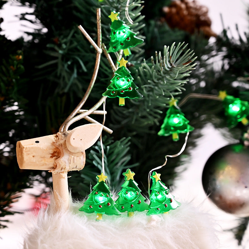 Quntis LEDクリスマスツリーライト - バッテリー駆動のホリデーストリングライト、フェスティブツリーの装飾とクリスマスの雰囲気のために