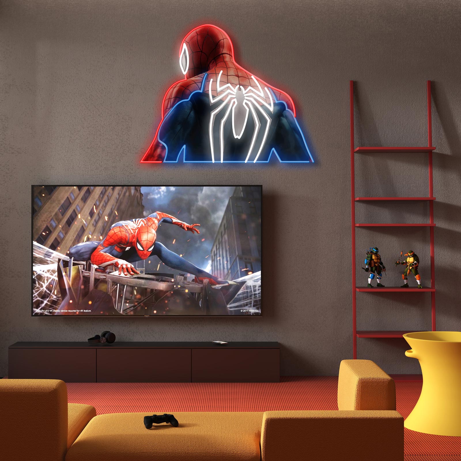Marvel Universe, Your Friendly Neighborhood Spider-Man, Ready to Light Up the Night!