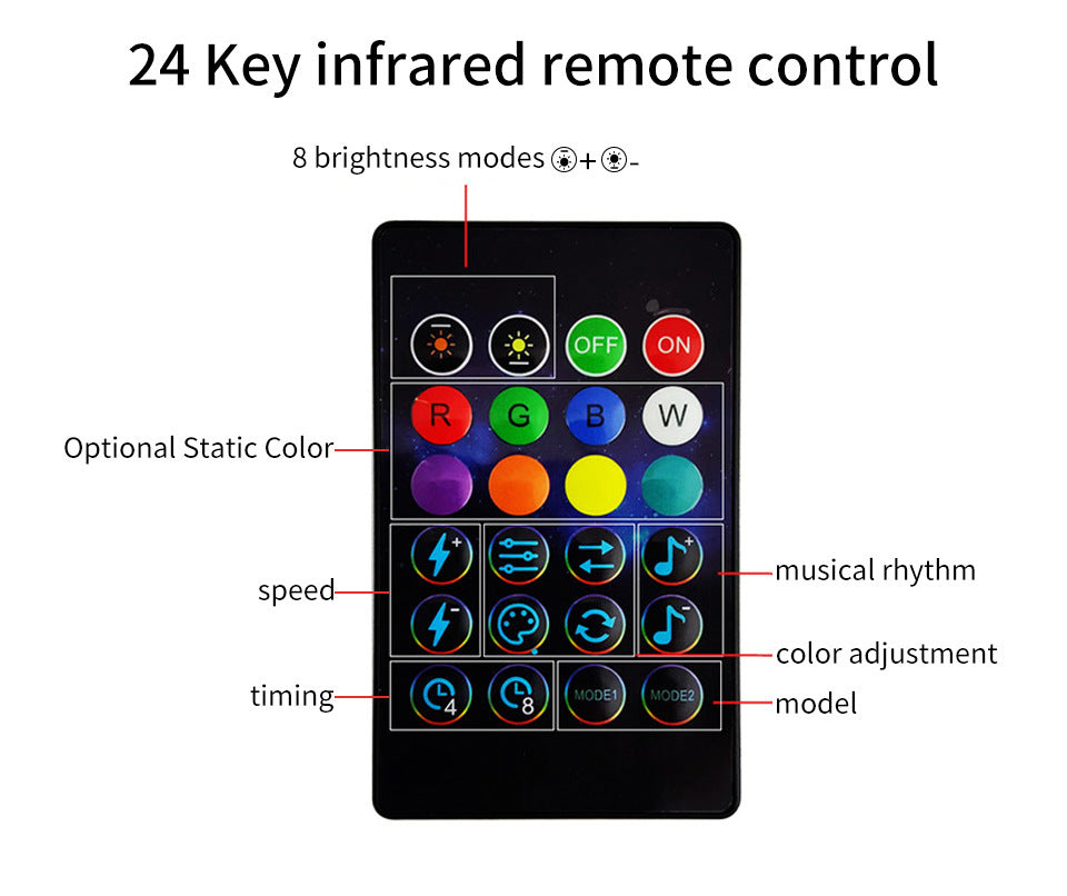 Quntis IP68 RGBグローブストリングライト、防水屋外ピクセルコントロールライト、Bluetoothアプリ対応 - クリスマス、ホリデー、キャンプの雰囲気に最適