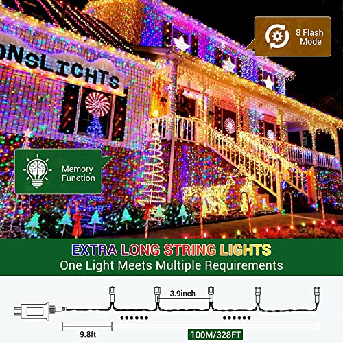 Super Long diamond Fairy Decoration Lights with 8 Modes, Waterproof (2 Color & 2 SIZE） - quntis-service