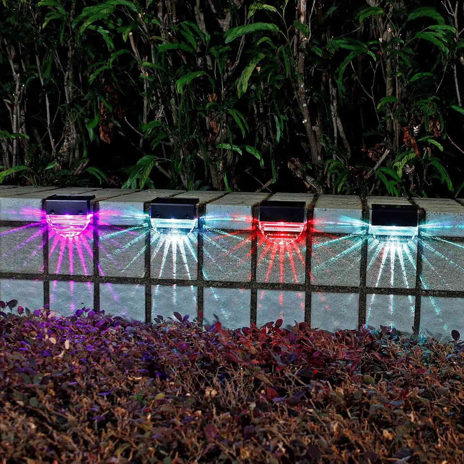 Luzes de Passo Solares à Prova de Água para Deck, Jardim, Cerca e Quintal | Decoração de Iluminação Exterior
