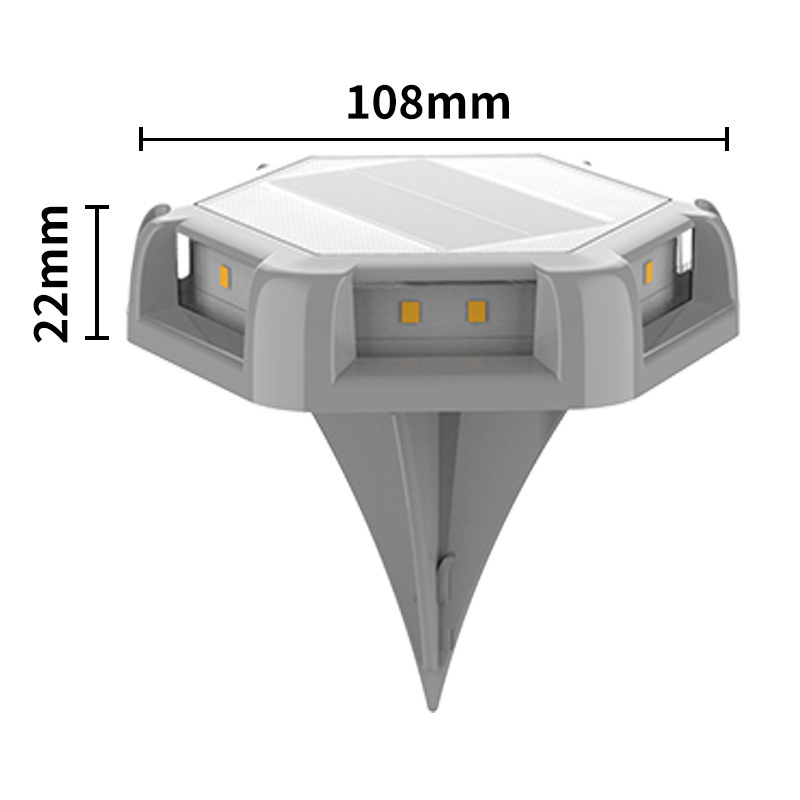 (4 Pack)New Solar Ground Lights – IP65 Waterproof Outdoor Garden, Lawn & Stair Step Lights