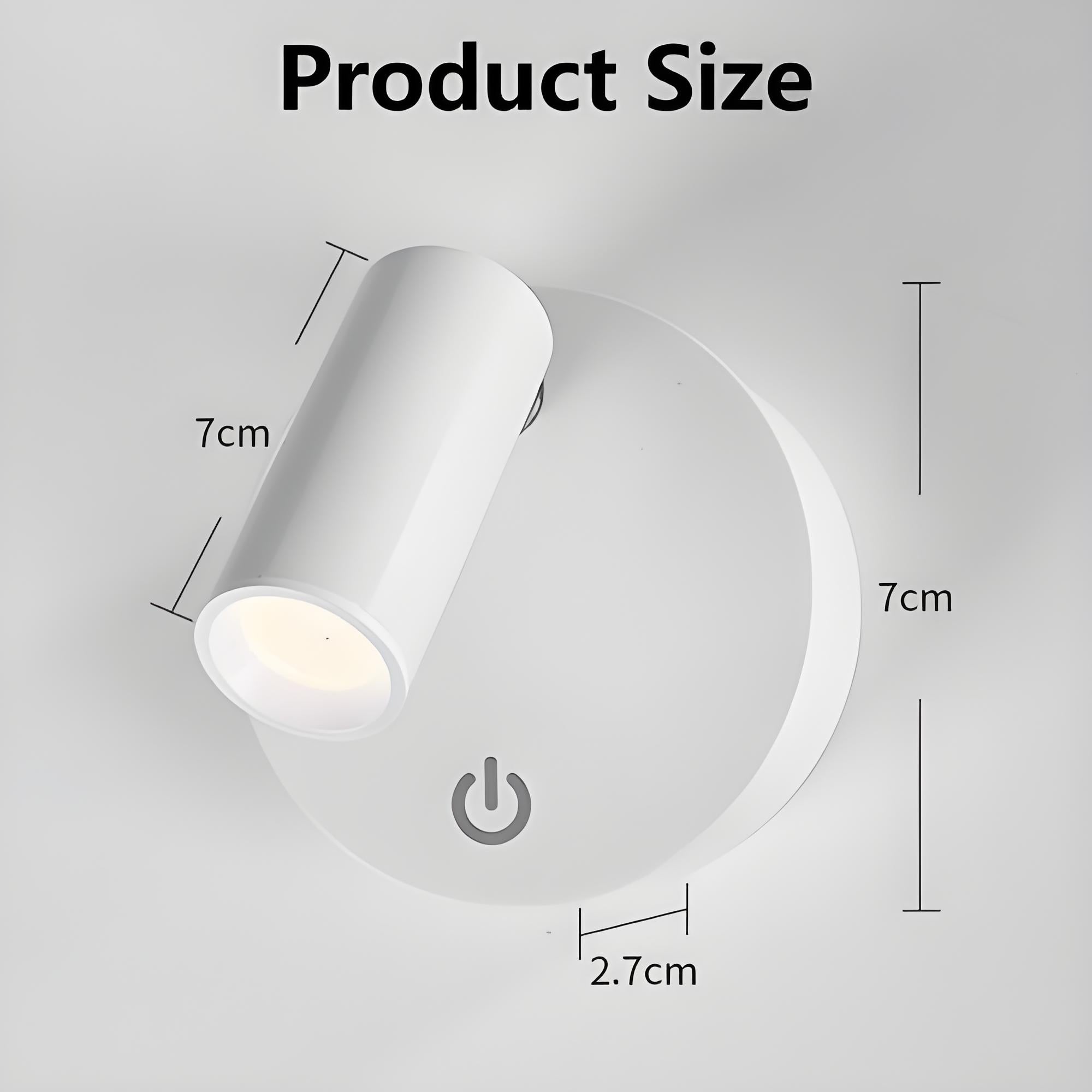 LED Wall Lantern Indoor Cylinder Wall Luminaire Long Tube Wall Sconces Cylindrical Wall Light for Living Room Dedroom
