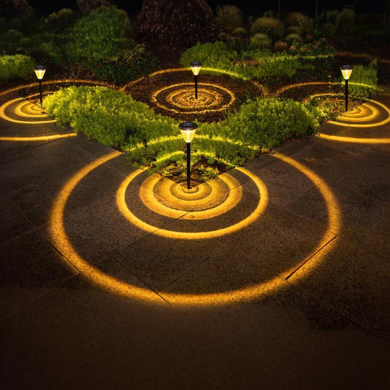 Solar Garden Stake Light – Outdoor Waterproof Motion Sensor Lamp for Yard, Lawn, Patio & Pathway | Dual Light Modes: Warm White & Colorful with One-Touch Switch
