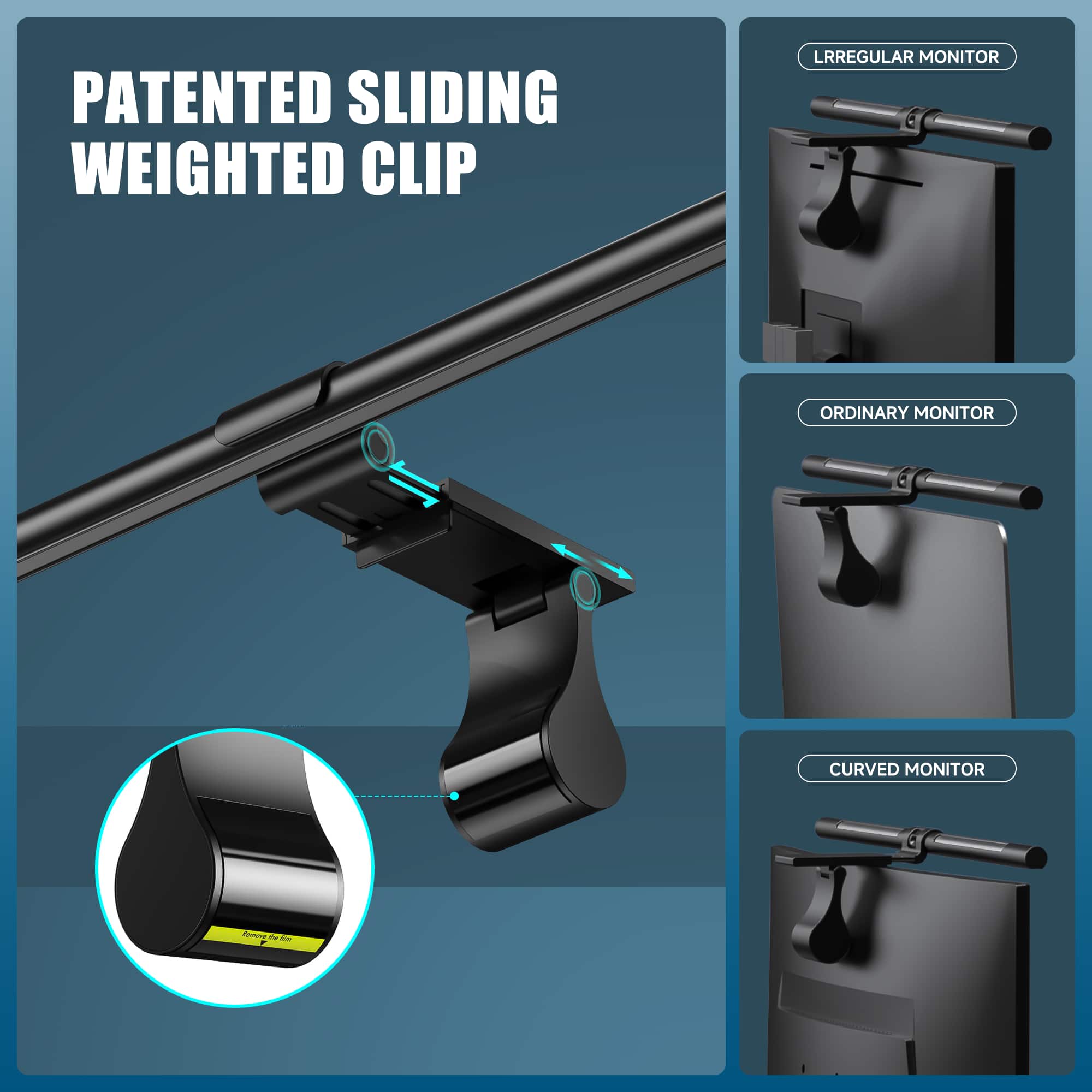 LED-Bildschirm Linear Glow Plus, Dual Light Monitor Lichtleiste (20,1 Zoll)