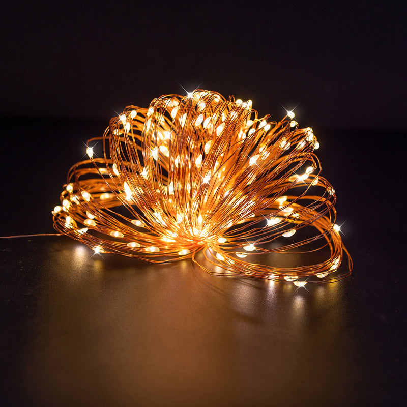 Quntis LED Solar Copper Wire String Lights – Waterproof Outdoor Garden & Patio Xmas Lights for Festive Holiday Decor