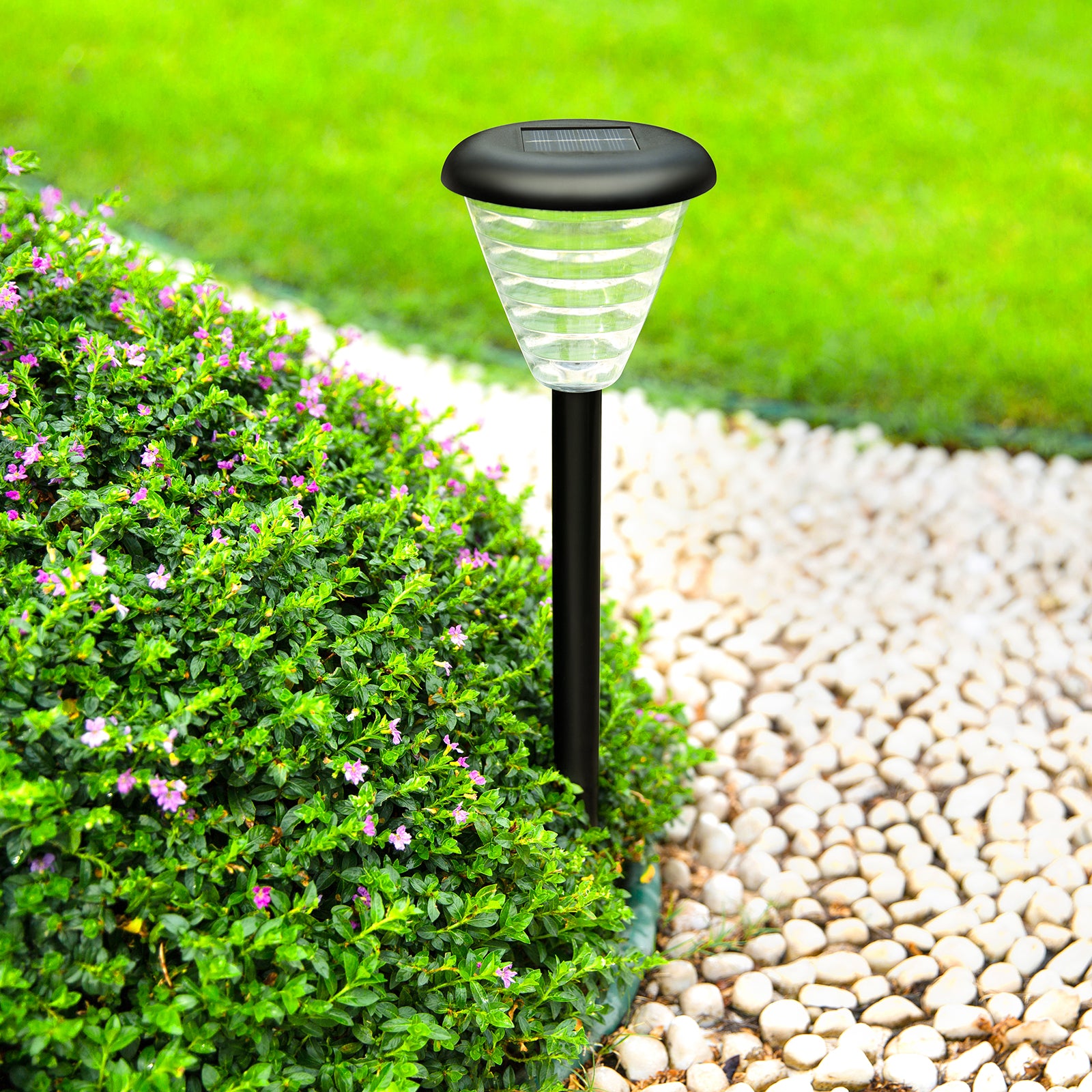 Solar Garden Stake Light – Outdoor Waterproof Motion Sensor Lamp for Yard, Lawn, Patio & Pathway | Dual Light Modes: Warm White & Colorful with One-Touch Switch