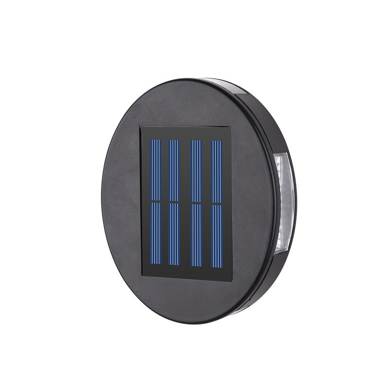 नया सौर दीवार लाइट ¨C जलरोधक 4-तरफा बाहरी बगीचे और आंगन रात का प्रकाश