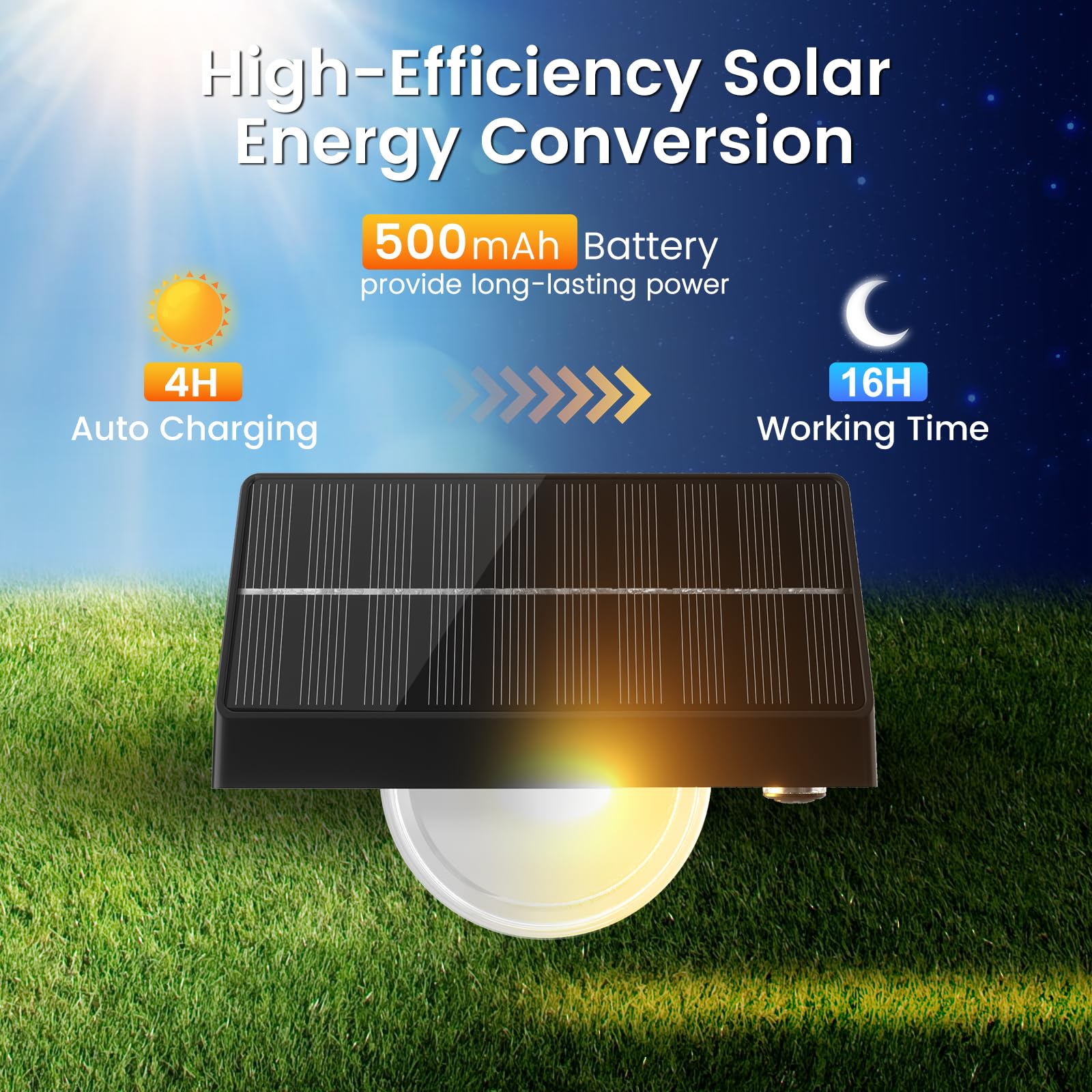 Quntis RGBWW Solar Step Lights, 10 Color Mode IP65 Waterproof Professional Lighting for Outdoor Stairs and Steps