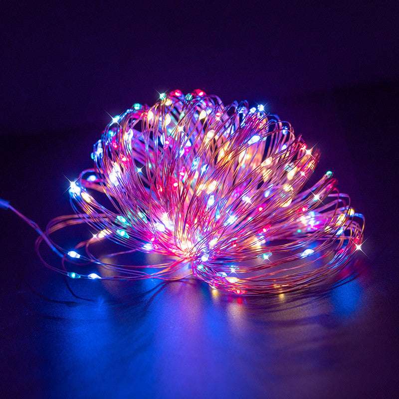 Quntis LED Solar Copper Wire String Lights – Waterproof Outdoor Garden & Patio Xmas Lights for Festive Holiday Decor