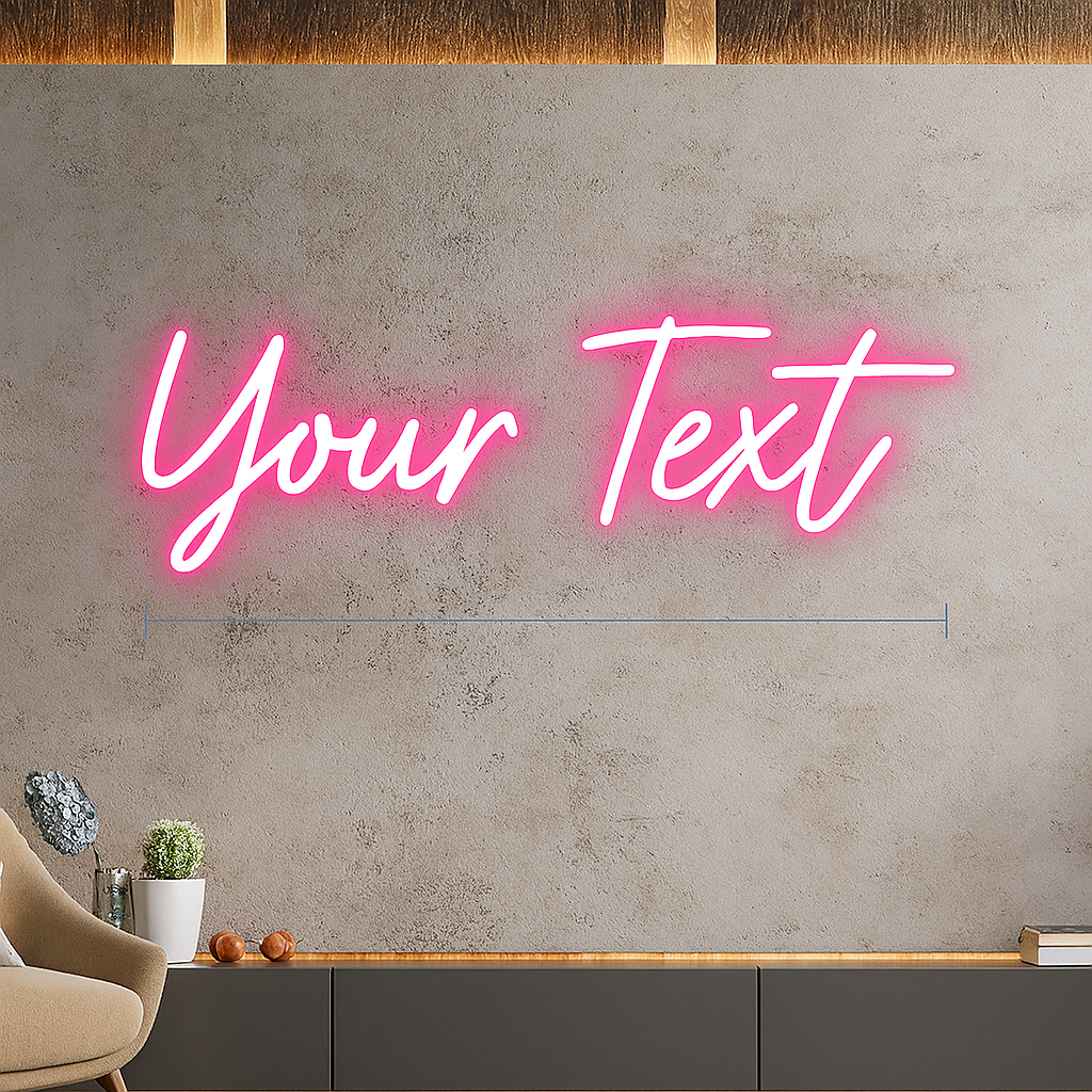 Custom Neon Signs Personalized LED Wall Light, Design Your Own Text, Colorful Decorative Neon Name Sign for Home, Bar, Wedding & Events