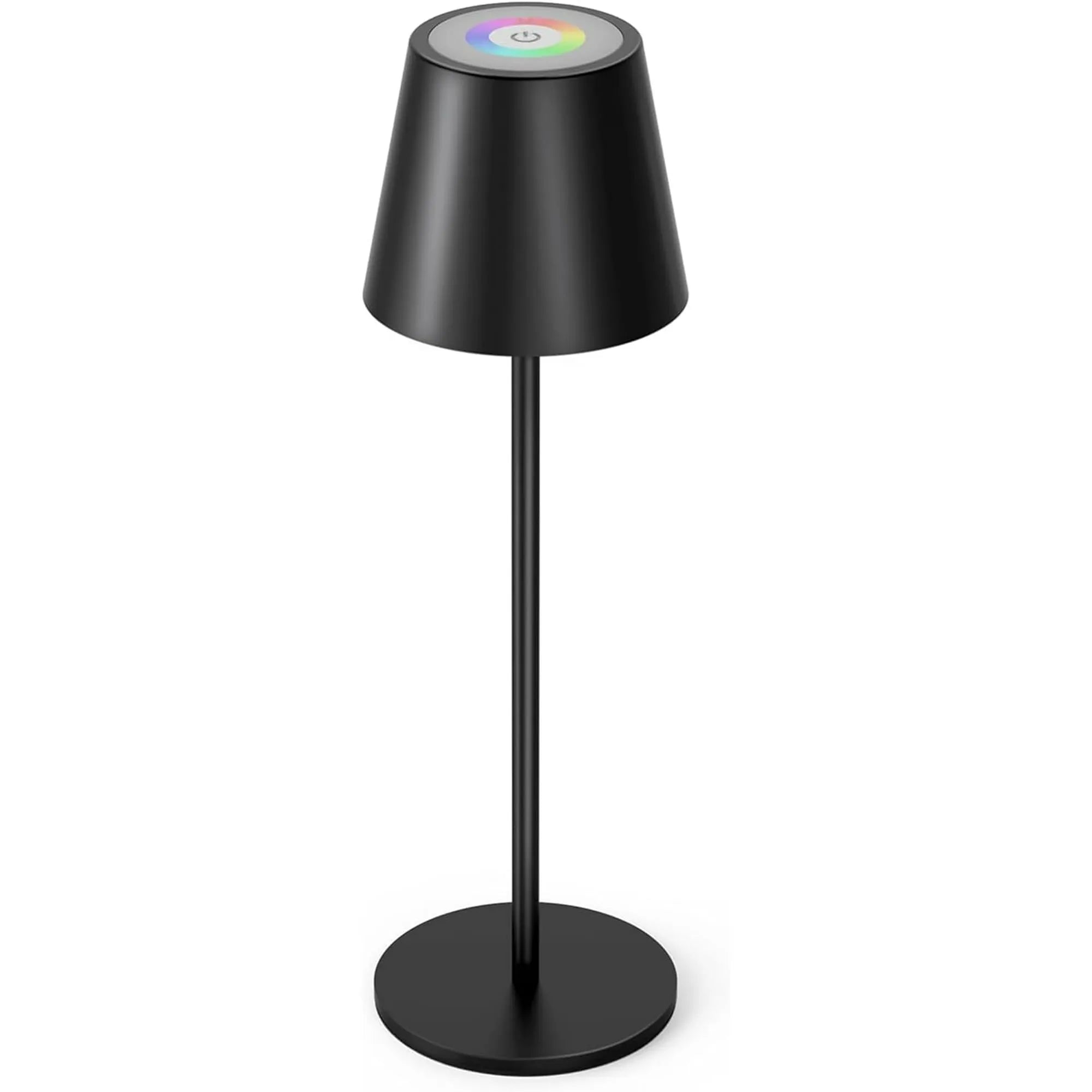 Cordless Table Lamp,Portable LED Desk Lamp with 7 Colors RGB Mode,5200mAh Battery Operated,3 Color Stepless Dimming Up for Restaurant BedroomBarsOutdoor Party Coffee Shop Night Light