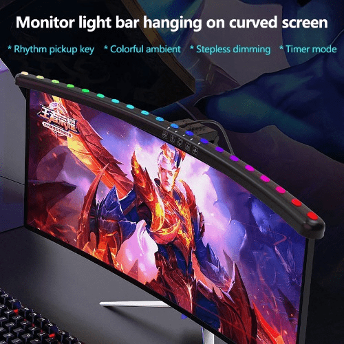 RGB LED Monitor Light Bar, MLB001 (23.6 Inch) - Quntis