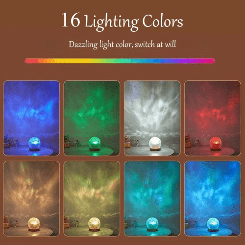 RGB LED Water Wave Desk Lamp,DL005 - Quntis