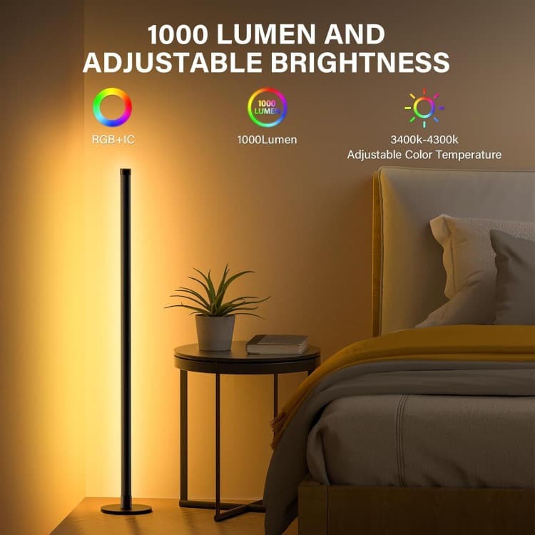 RGB LED Floor Lamp,FL001 (15.7Inch) - Quntis