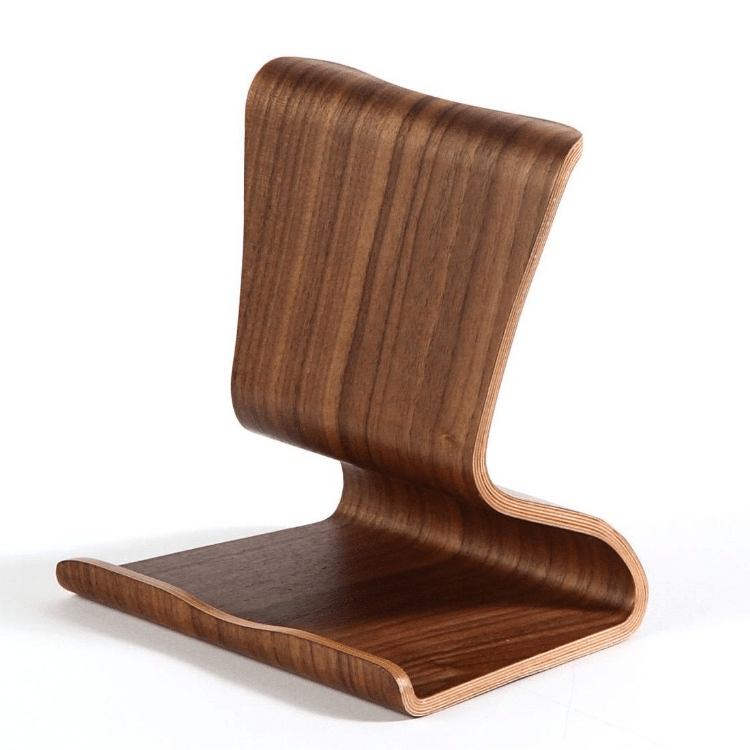 Solid Wooden Desk Cell Phone Stand for iPhone Desktop Holder Tablet PC Mount - Quntis