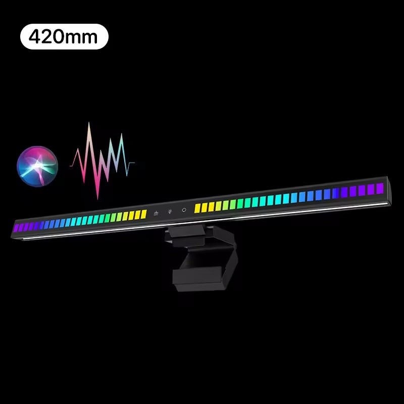 16.54In RGB lighting sync sound voice music computer gaming ambient monitor light bar screen lamp for computer screen office