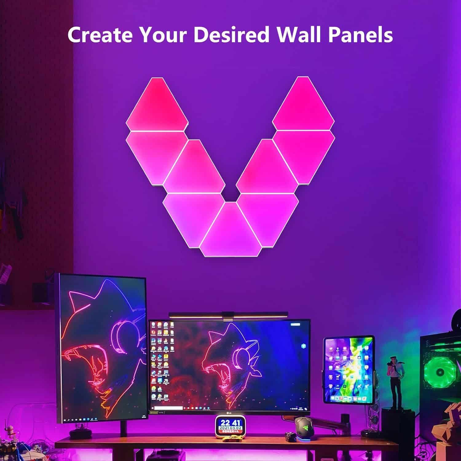 RGB LED Triangle Wall Light£¬W005 - Quntis