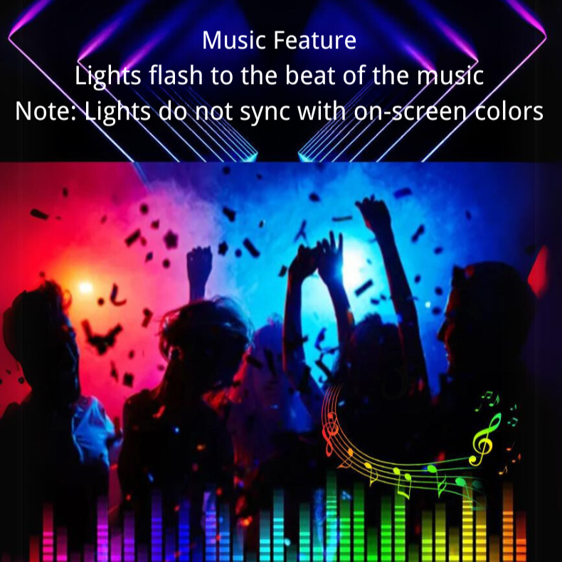 Tira de luz neón dinámica RGBIC 5V Bluetooth para música - 2m, 3m, 5m personalización de forma DIY, perfecta para la decoración de la sala de juegos