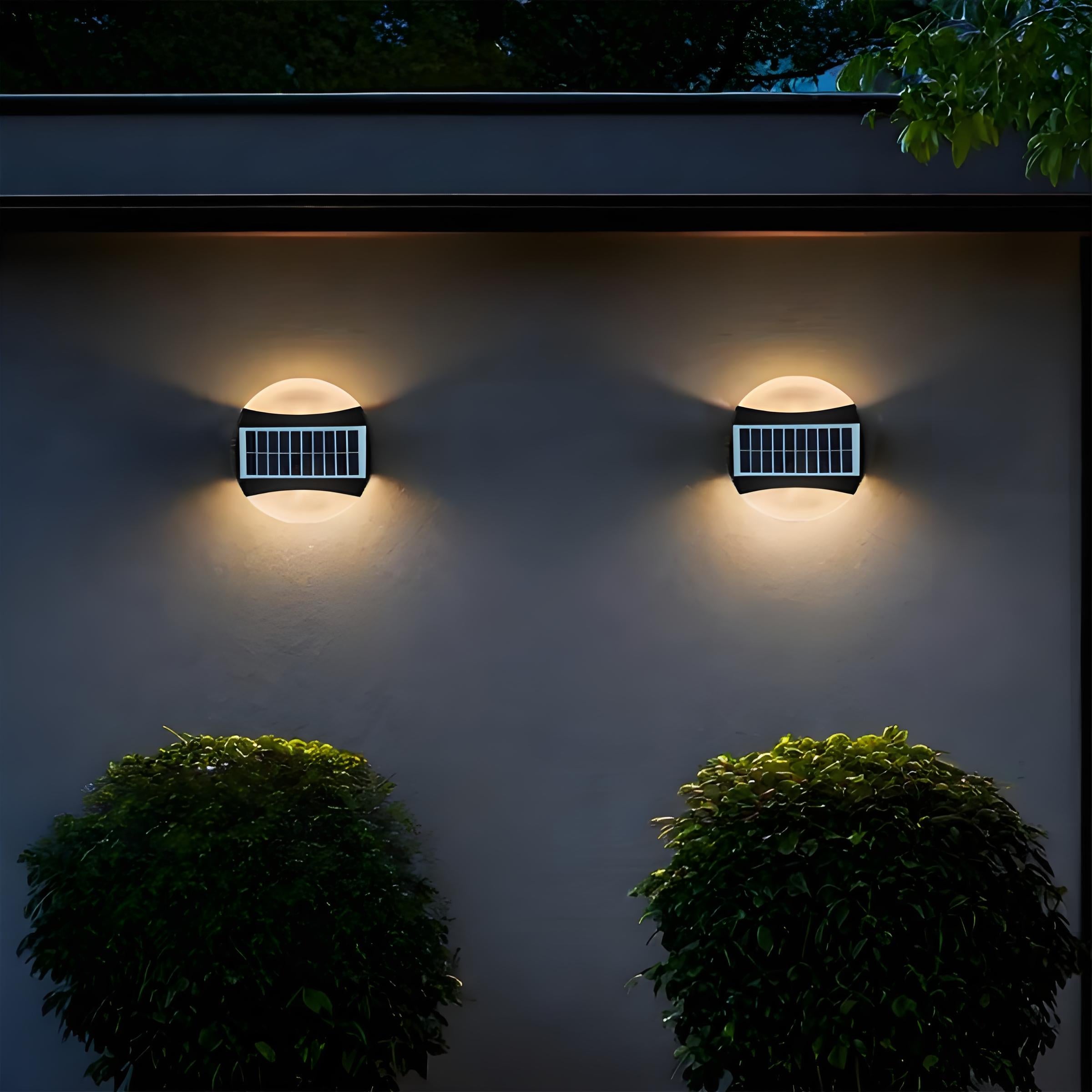 Solar Außenwandleuchte – Wasserdichte Garten- und Treppen-LED-Dekoleuchte